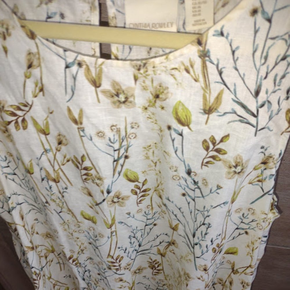 Linen Sleeveless Dress